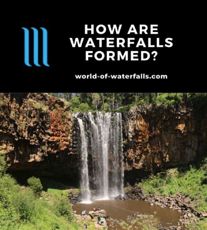 Who are waterfalls formed?