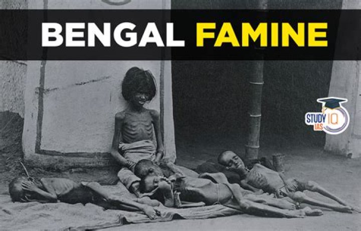 Who caused the bengal famine?