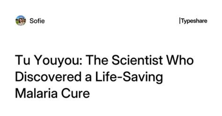 Who discovered malaria cure?