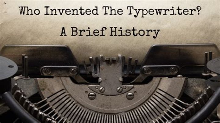 Who invented typewriter keyboard?