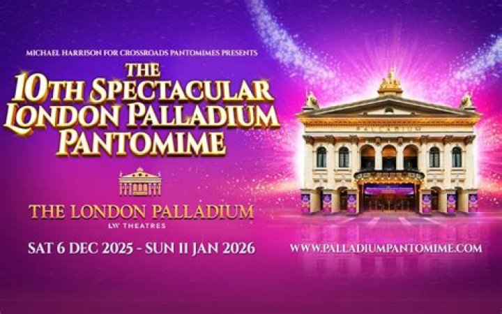 Who is in the panto at the palladium?