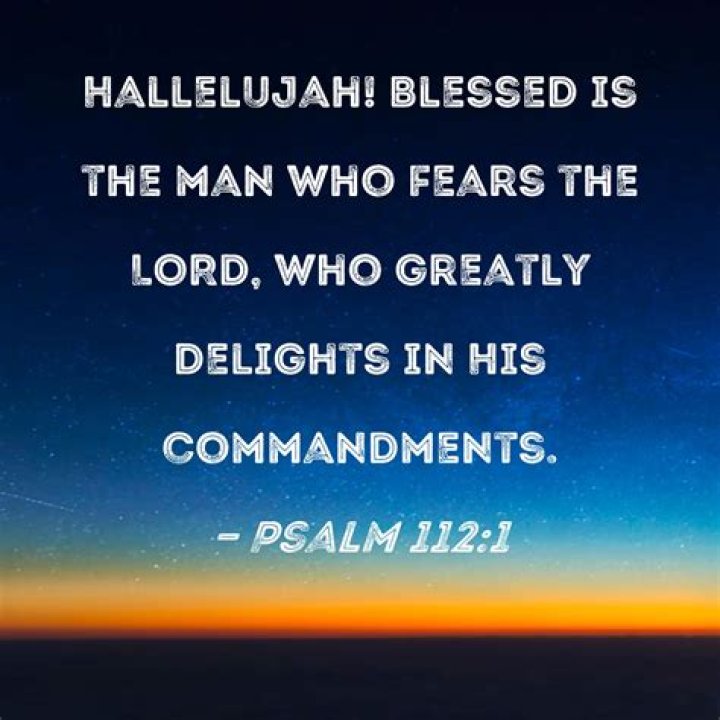 Who is the man who fears the lord?