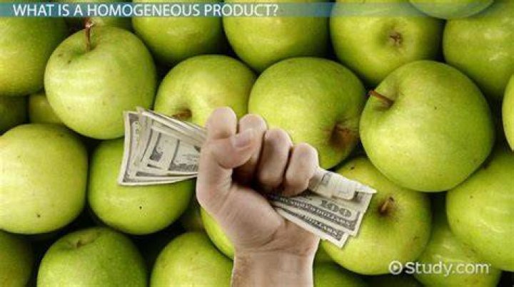 Who produce homogeneous products?