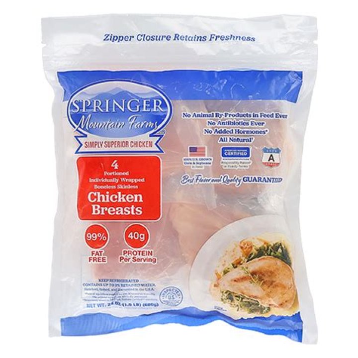 Who sells individually wrapped chicken breasts?