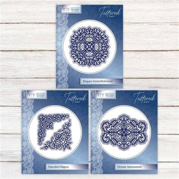 Who sells tattered lace dies?