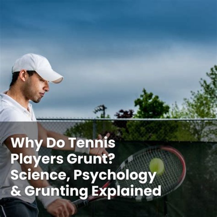 Who started grunting in tennis?