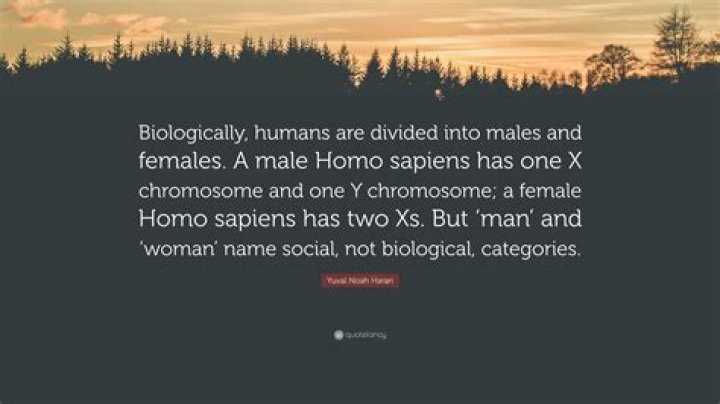 Who we are biologically as male or female?
