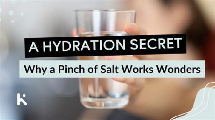Why a pinch of salt?