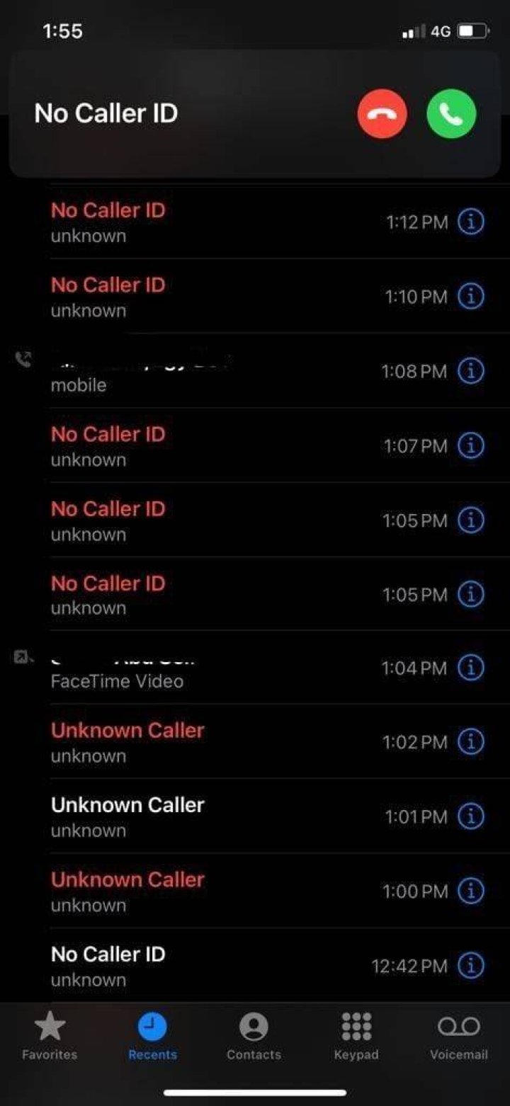 Why am i getting spammed with no caller id?