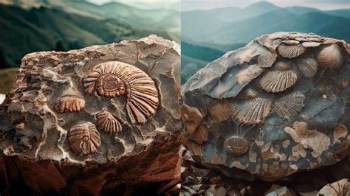 Why are ammonite fossils found in the himalayas?