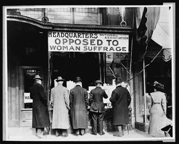 Why did anti-suffragists oppose women's suffrage?