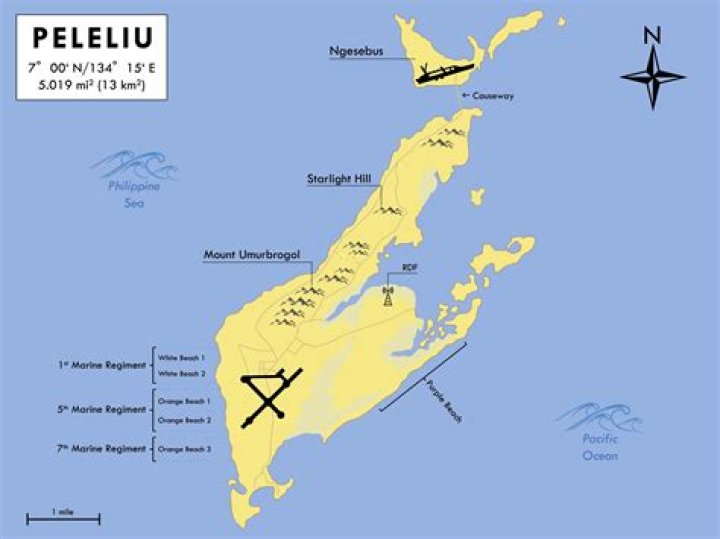 Why did the us invade peleliu?