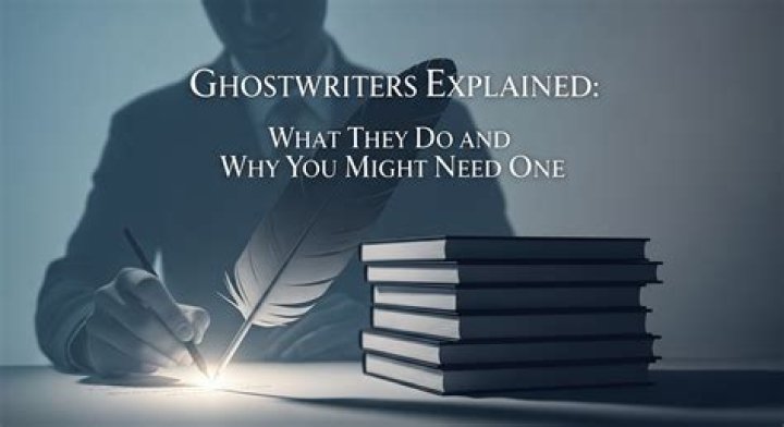 Why do ghostwriters exist?