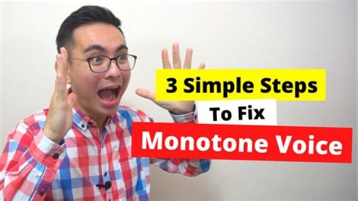 Why do i speak so monotone?