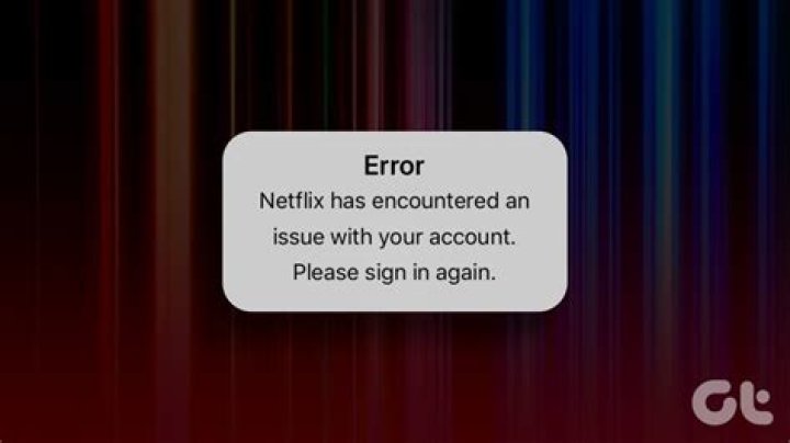 Why does netflix keep encountering an error?