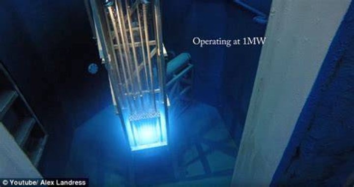 Why does radiation glow blue?