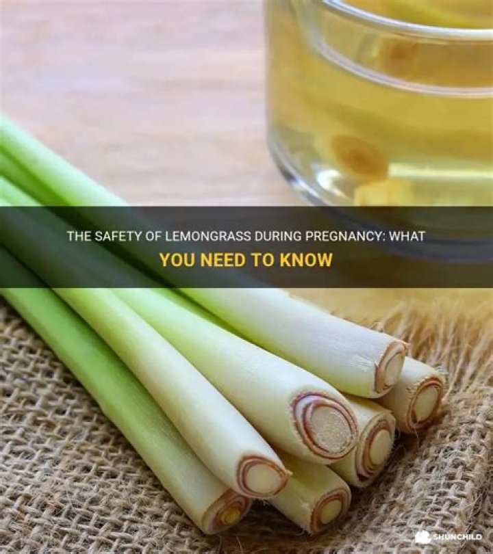 Why is lemongrass bad during pregnancy?