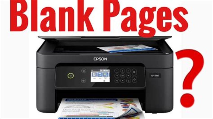 Why is my printer printing blank pages?