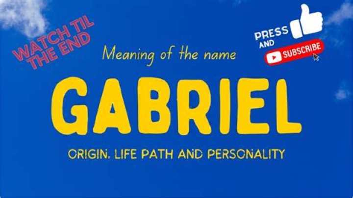 Why is the meaning of the name gabriel?