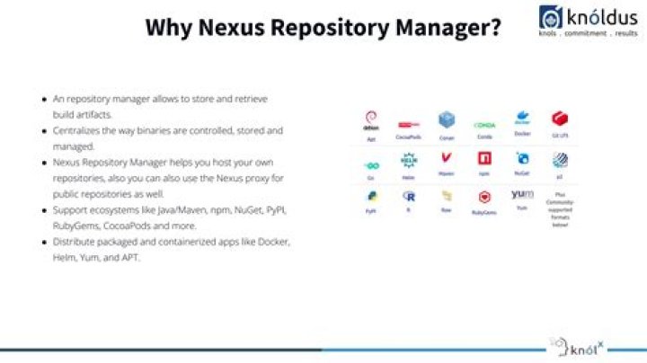 Why nexus repository is used?