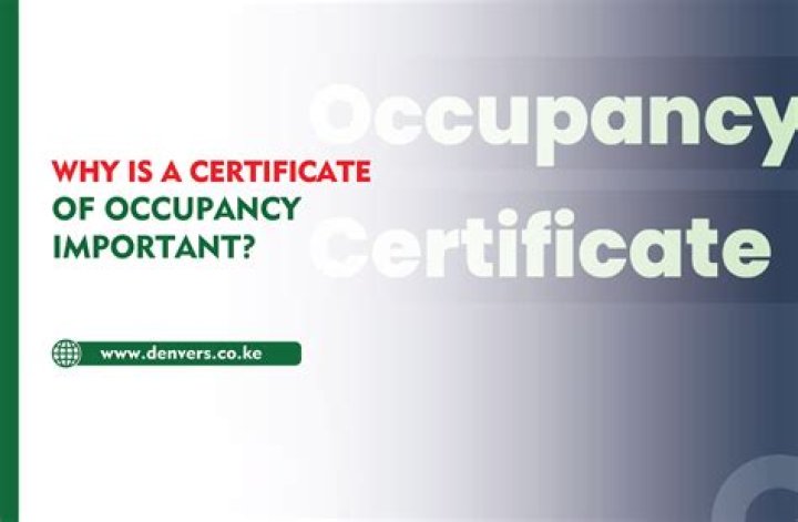 Why occupancy certificate is important?