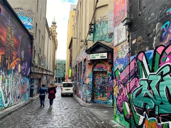 Why was hosier lane vandalised?