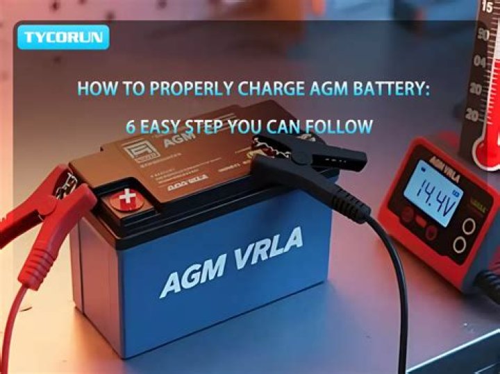 Will a solar panel charge an agm battery?