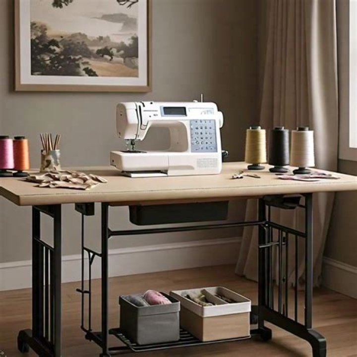 Will any sewing machine fit in a sewing table?