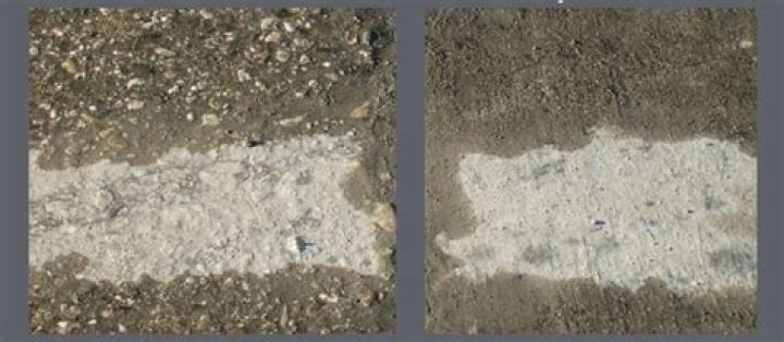 Will bleach erode concrete?