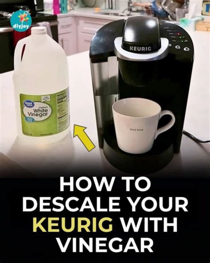 Will vinegar descale my coffee machine?