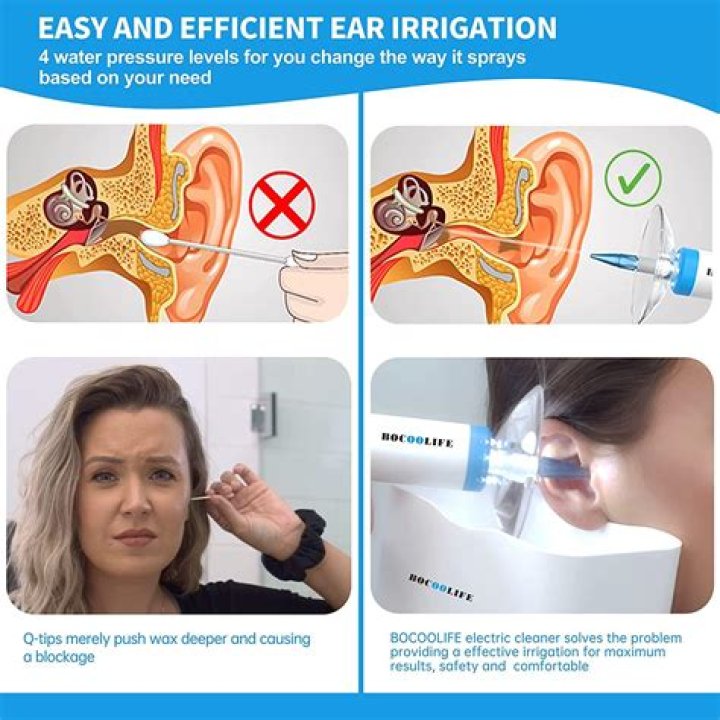 Will warm water remove ear wax?